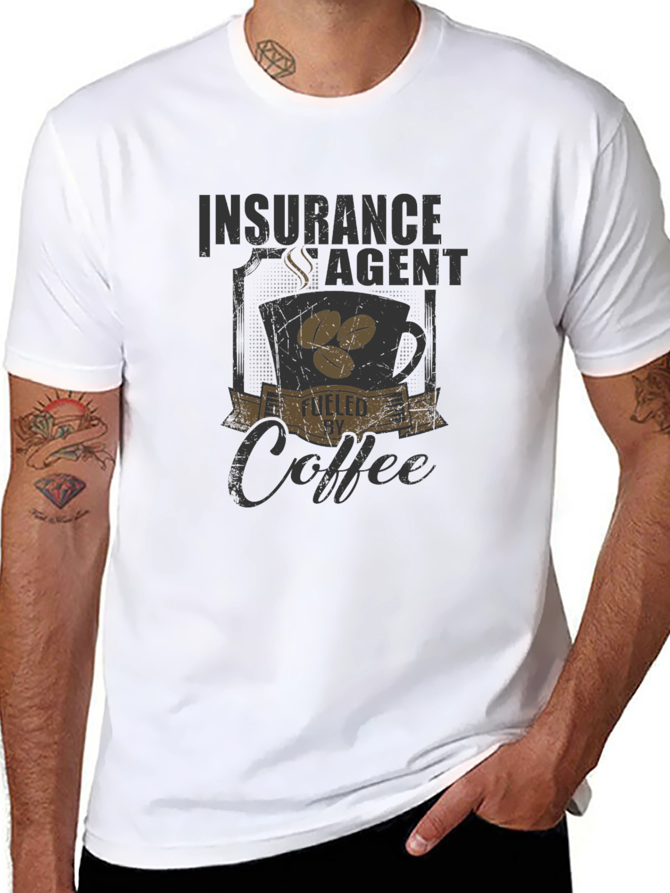 Insurance Agent Fueled By Coffee T-Shirt