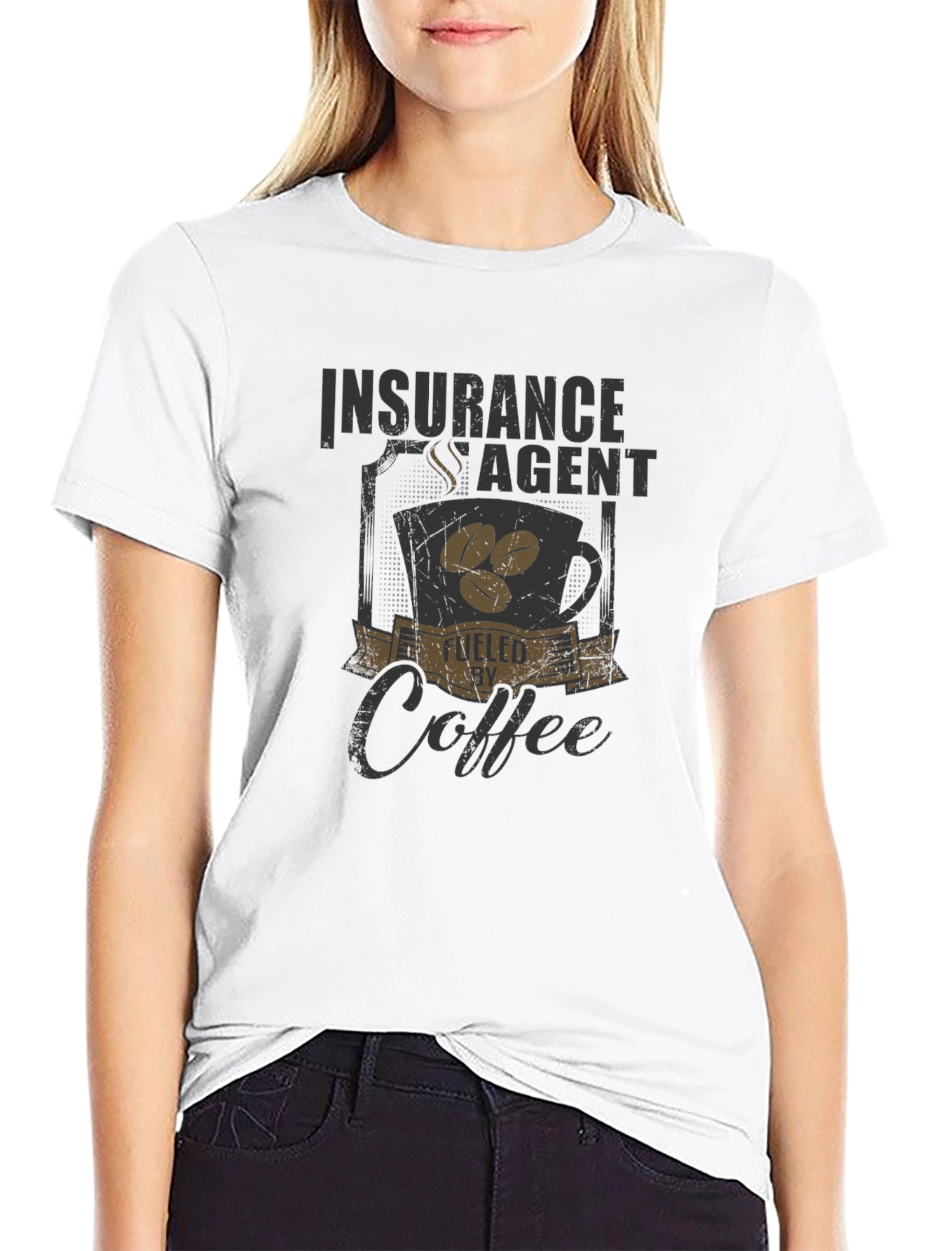 Insurance Agent Fueled By Coffee T-Shirt