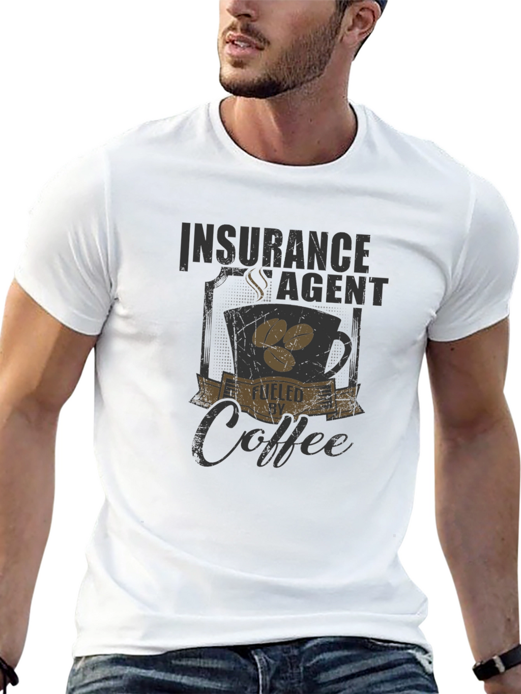 Insurance Agent Fueled By Coffee T-Shirt