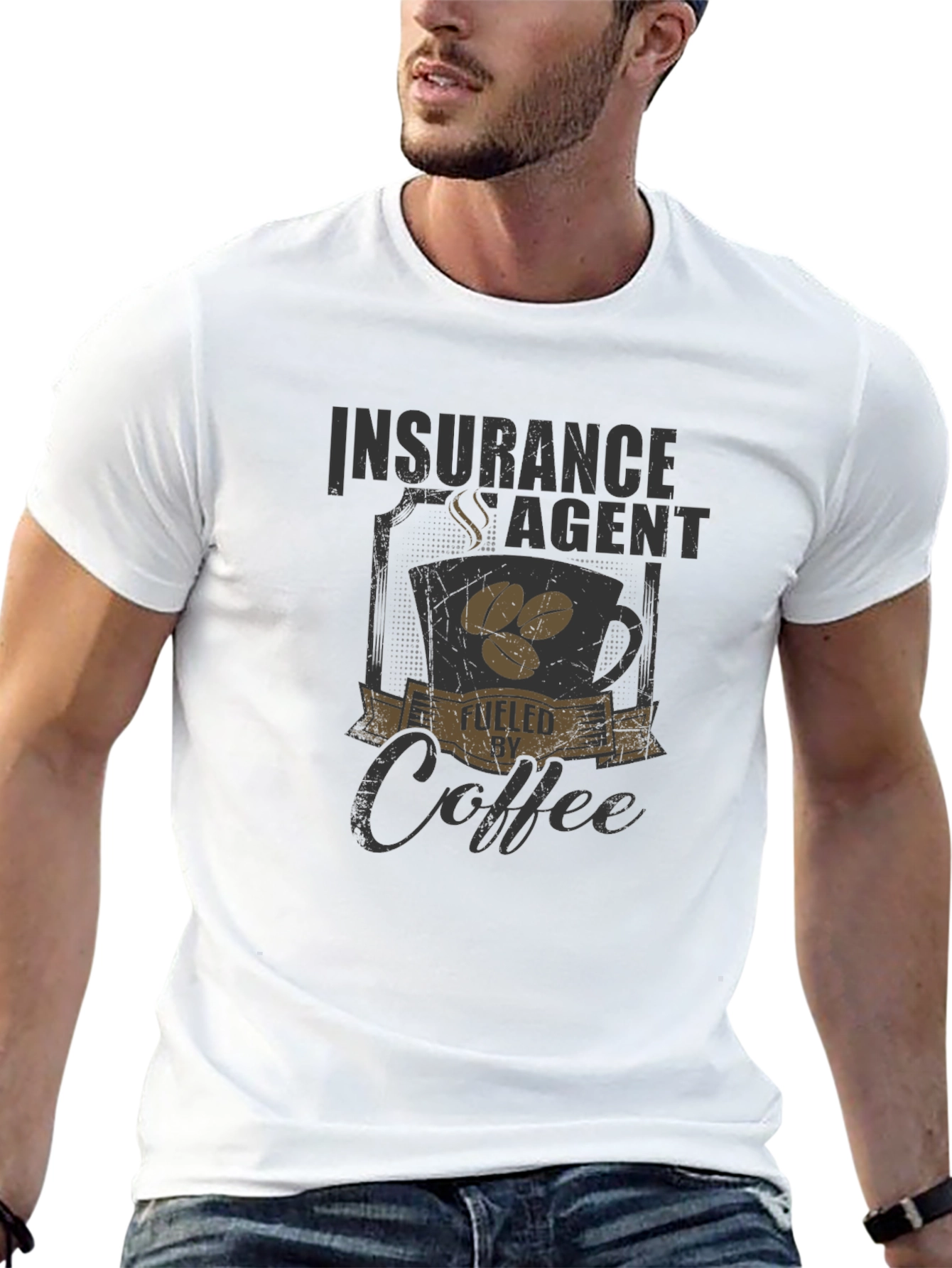 Insurance Agent Fueled By Coffee T-Shirt