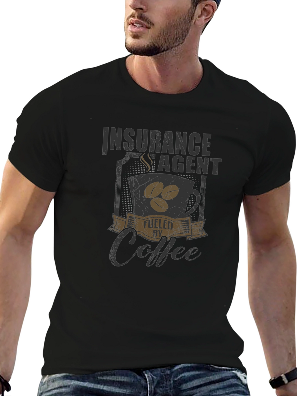 Insurance Agent Fueled By Coffee T-Shirt