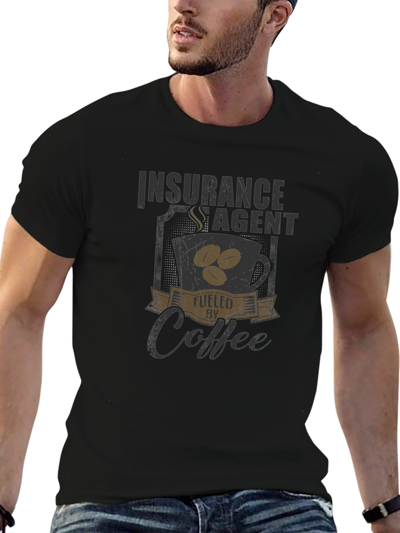Insurance Agent Fueled By Coffee T-Shirt