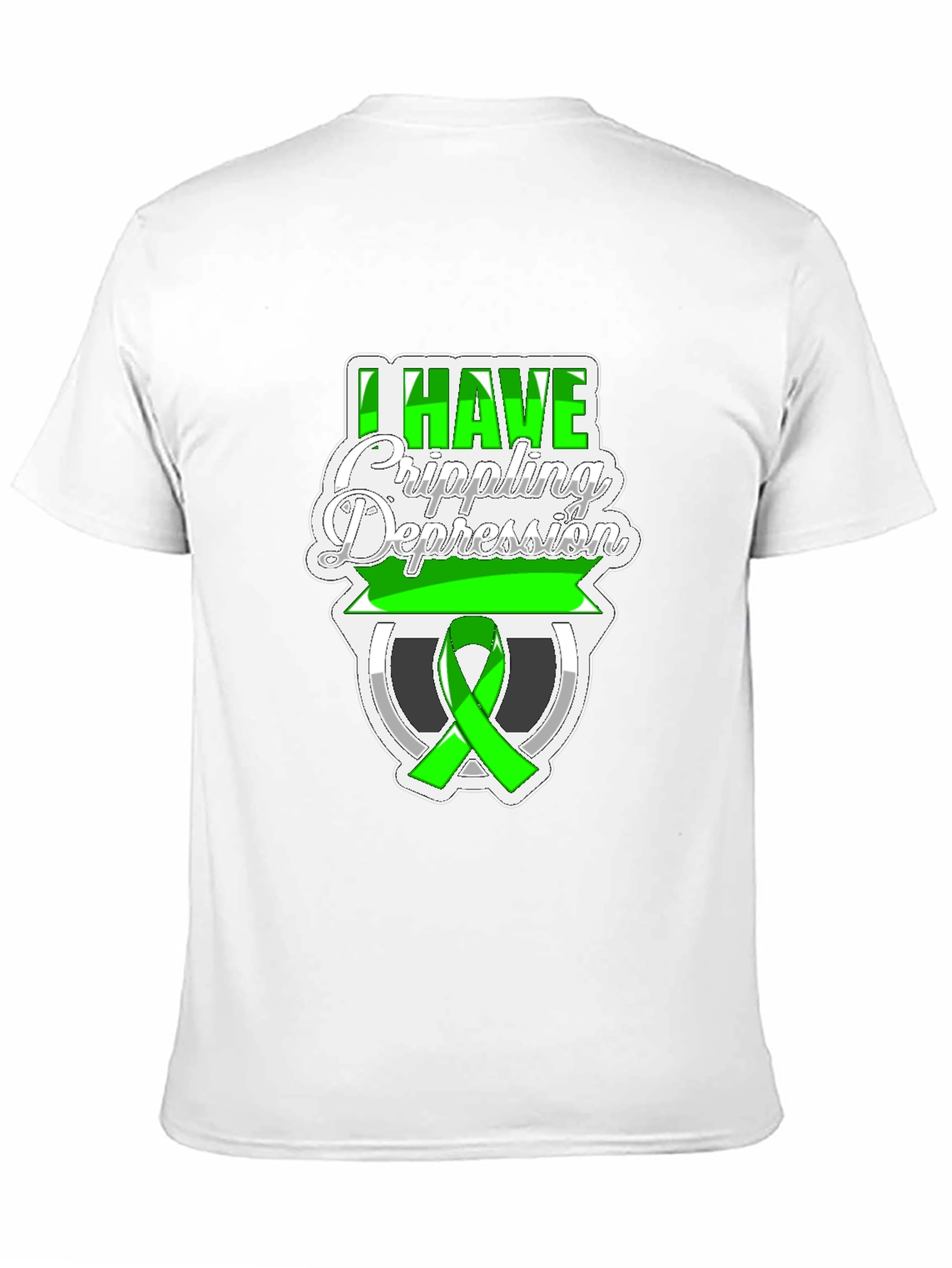 I Have Crippling Depression Awareness Graphic T-Shirt