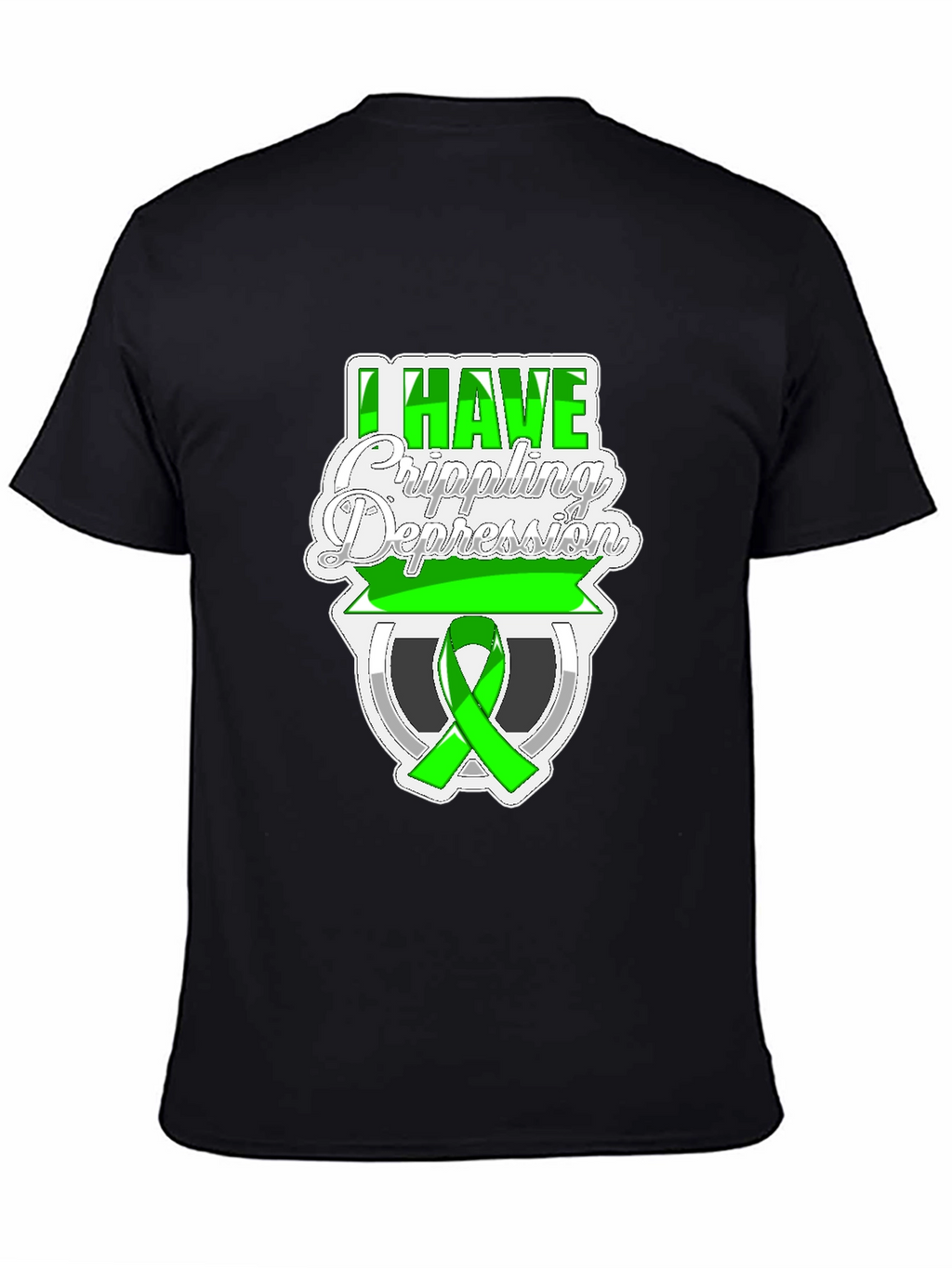 I Have Crippling Depression Awareness Graphic T-Shirt