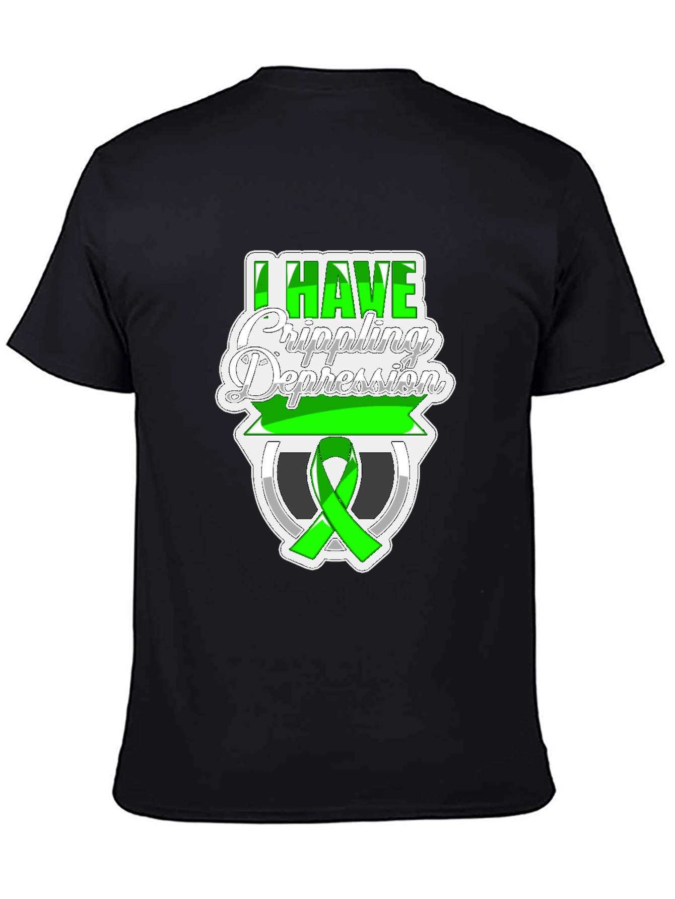 I Have Crippling Depression Awareness Graphic T-Shirt