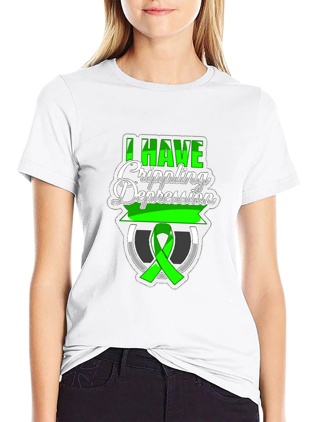 I Have Crippling Depression Awareness Graphic T-Shirt