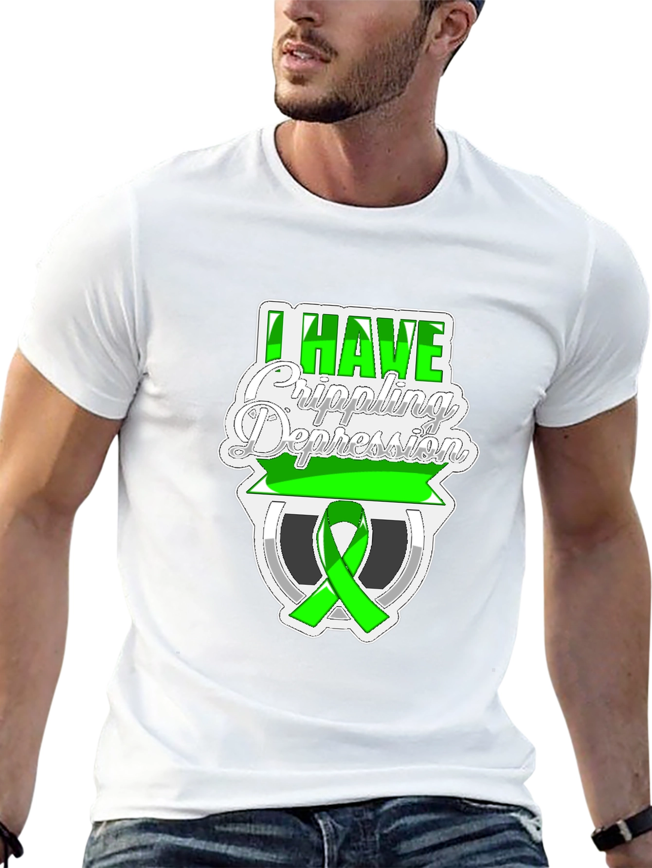 I Have Crippling Depression Awareness Graphic T-Shirt