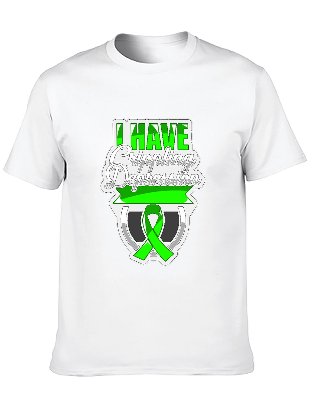 I Have Crippling Depression Awareness Graphic T-Shirt