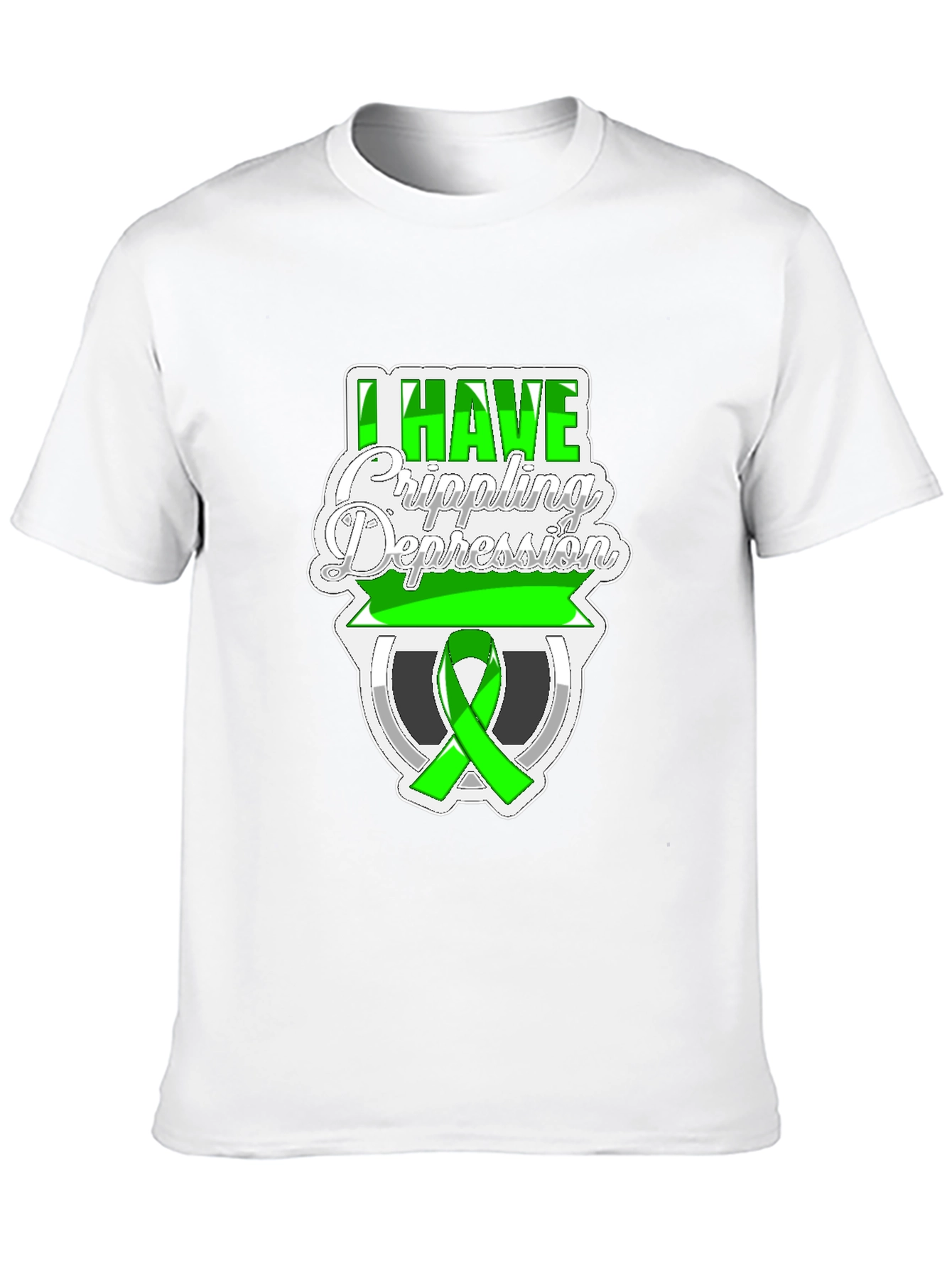 I Have Crippling Depression Awareness Graphic T-Shirt