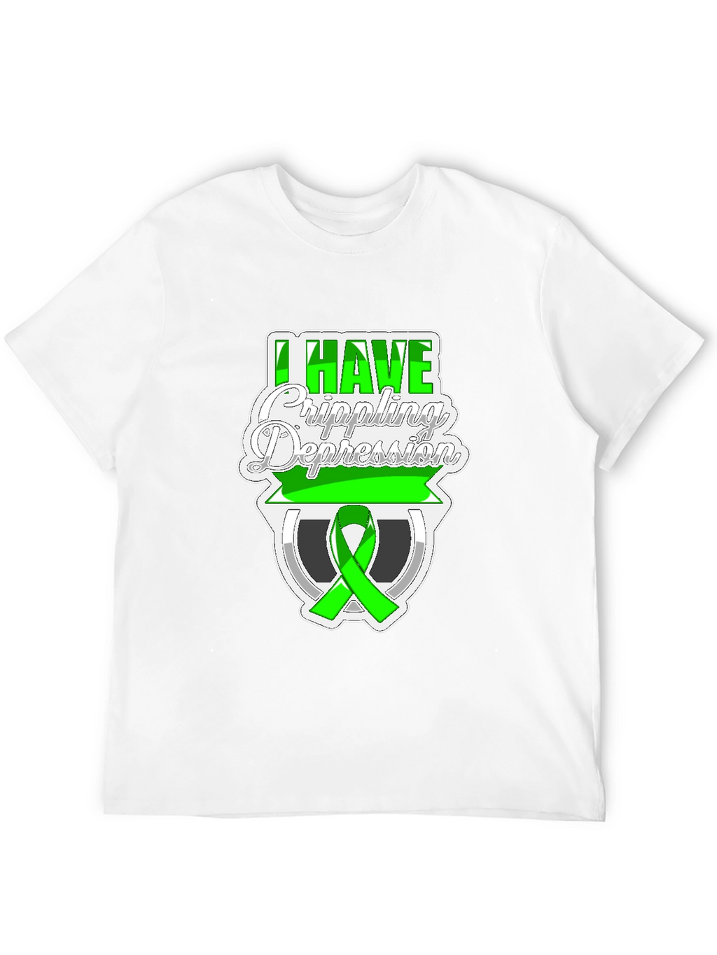 I Have Crippling Depression Awareness Graphic T-Shirt