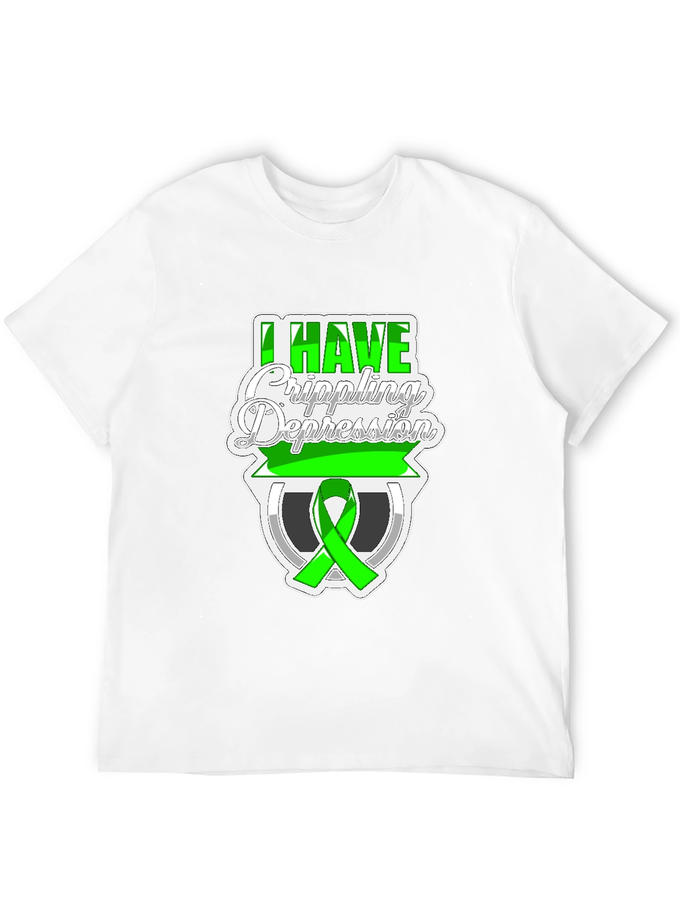 I Have Crippling Depression Awareness Graphic T-Shirt