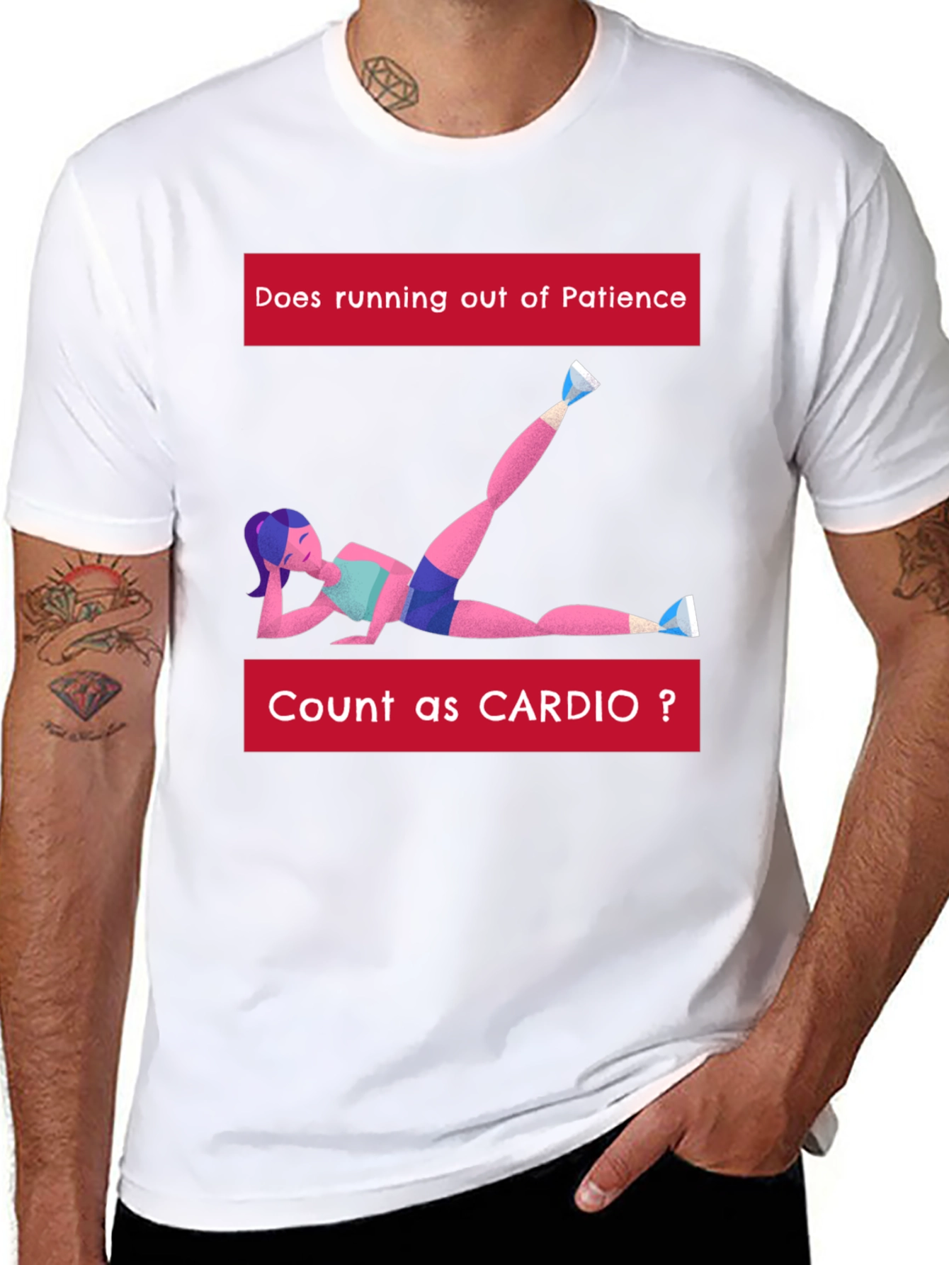 Cardio Patience Graphic T-Shirt