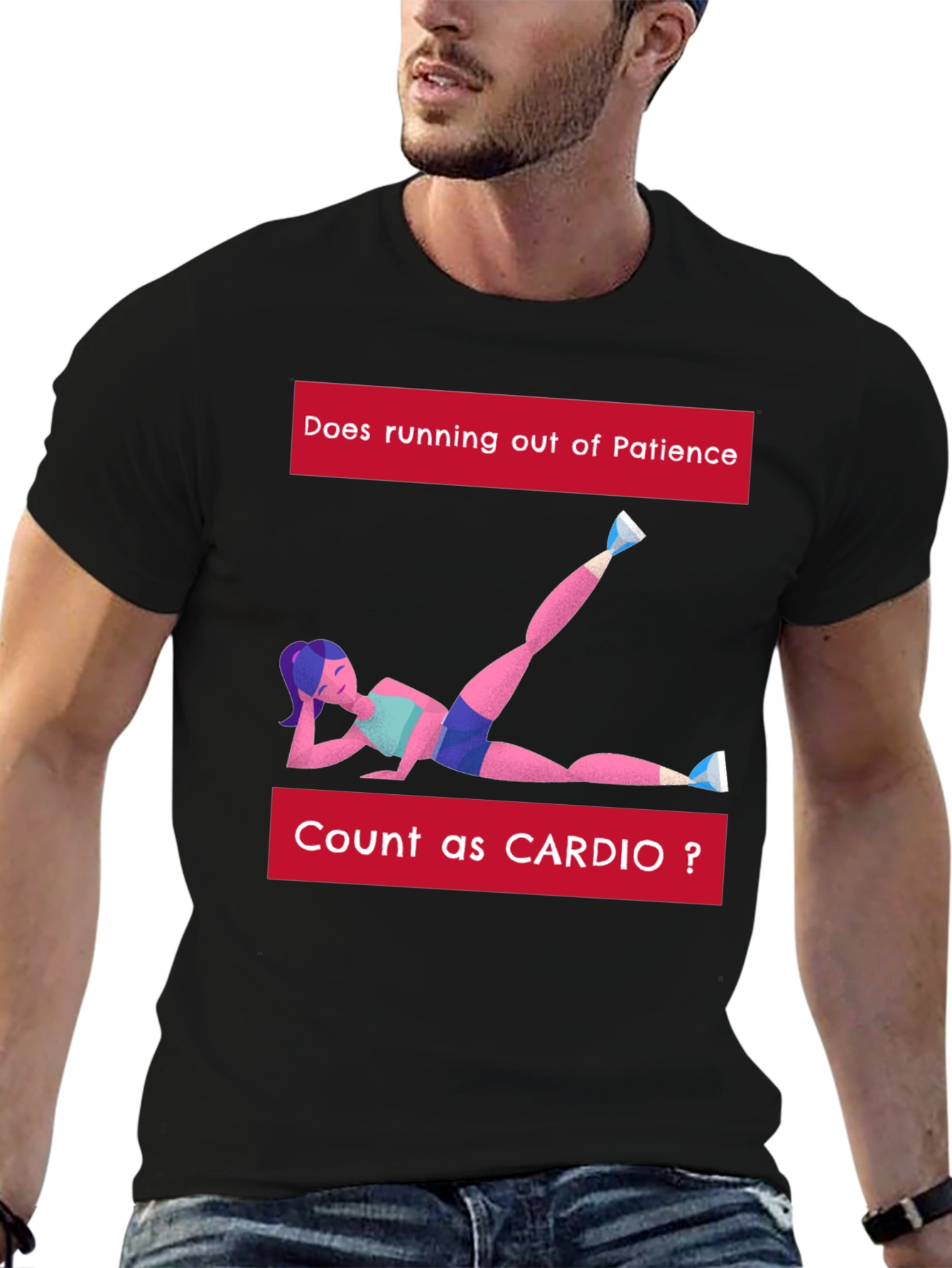 Cardio Patience Graphic T-Shirt