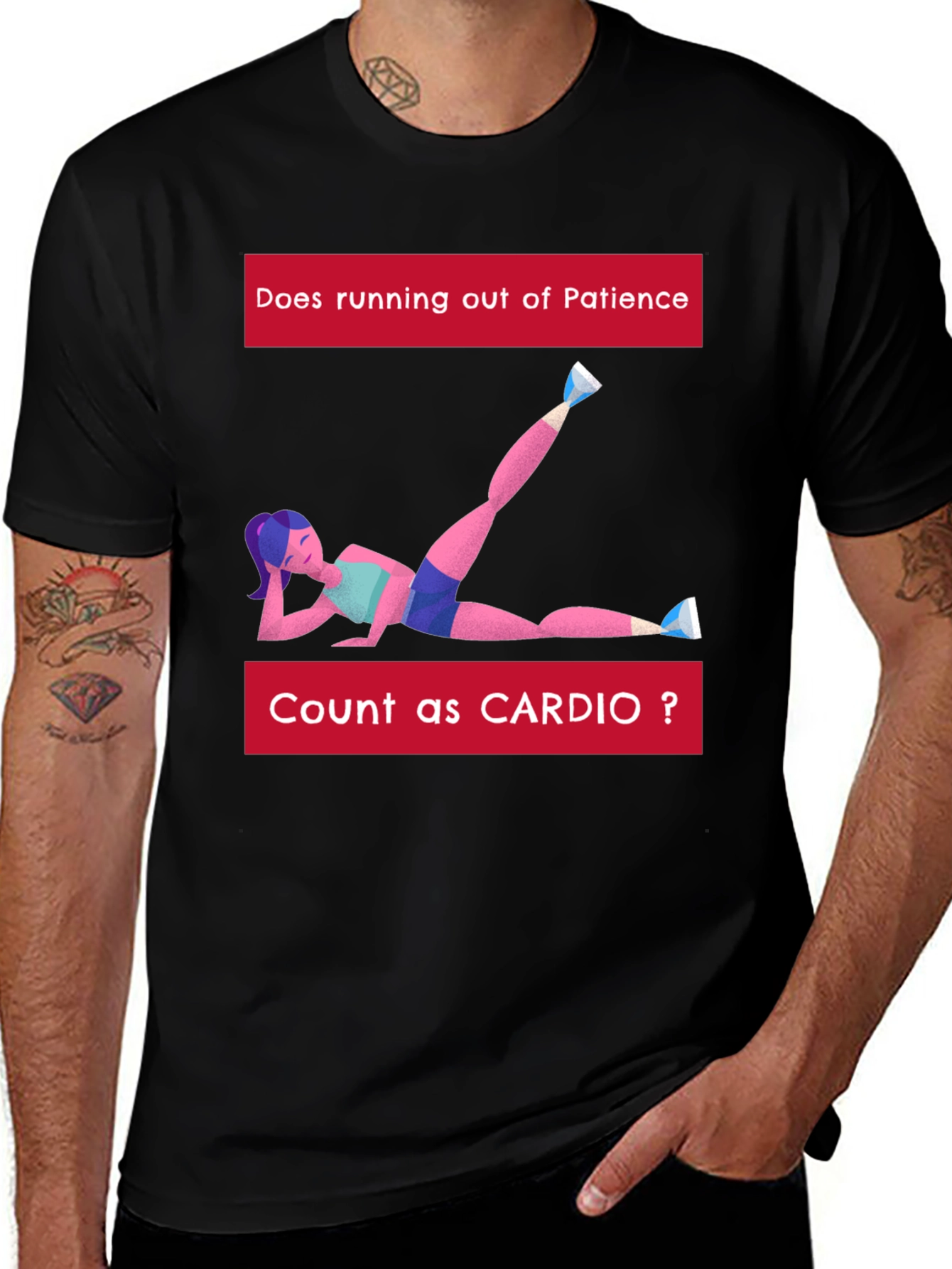 Cardio Patience Graphic T-Shirt