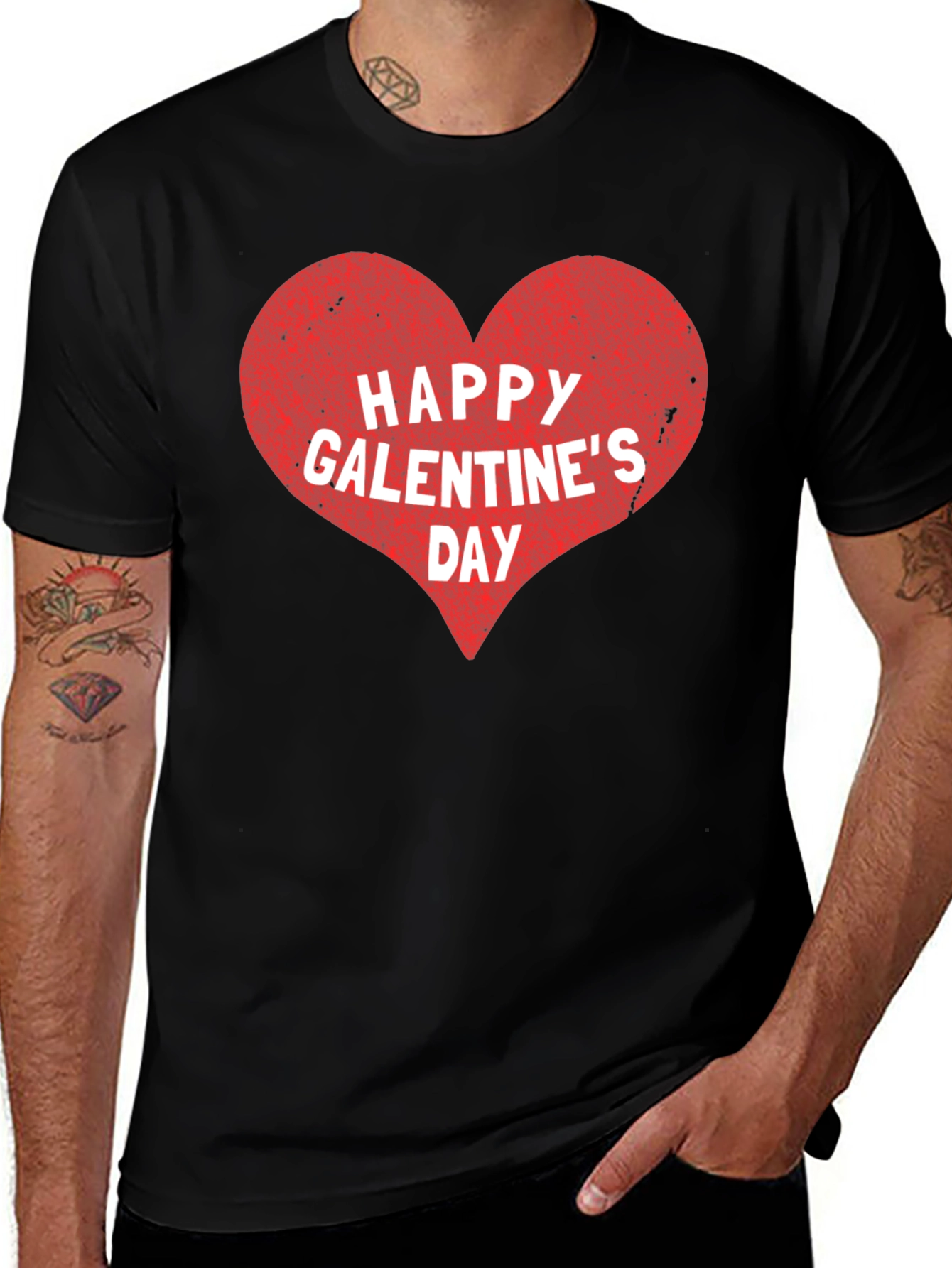 Happy Galentines Day Heart Graphic T-Shirt