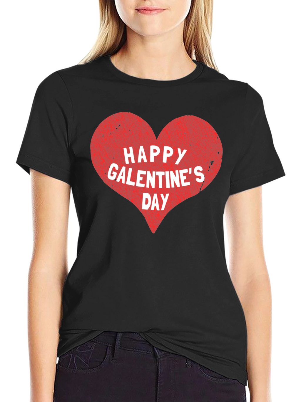 Happy Galentines Day Heart Graphic T-Shirt