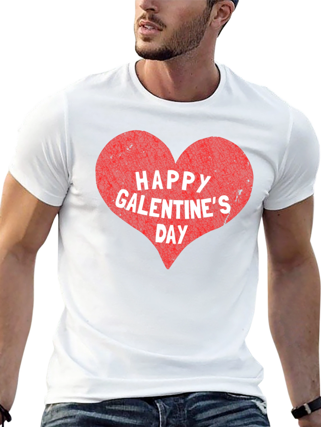 Happy Galentines Day Heart Graphic T-Shirt