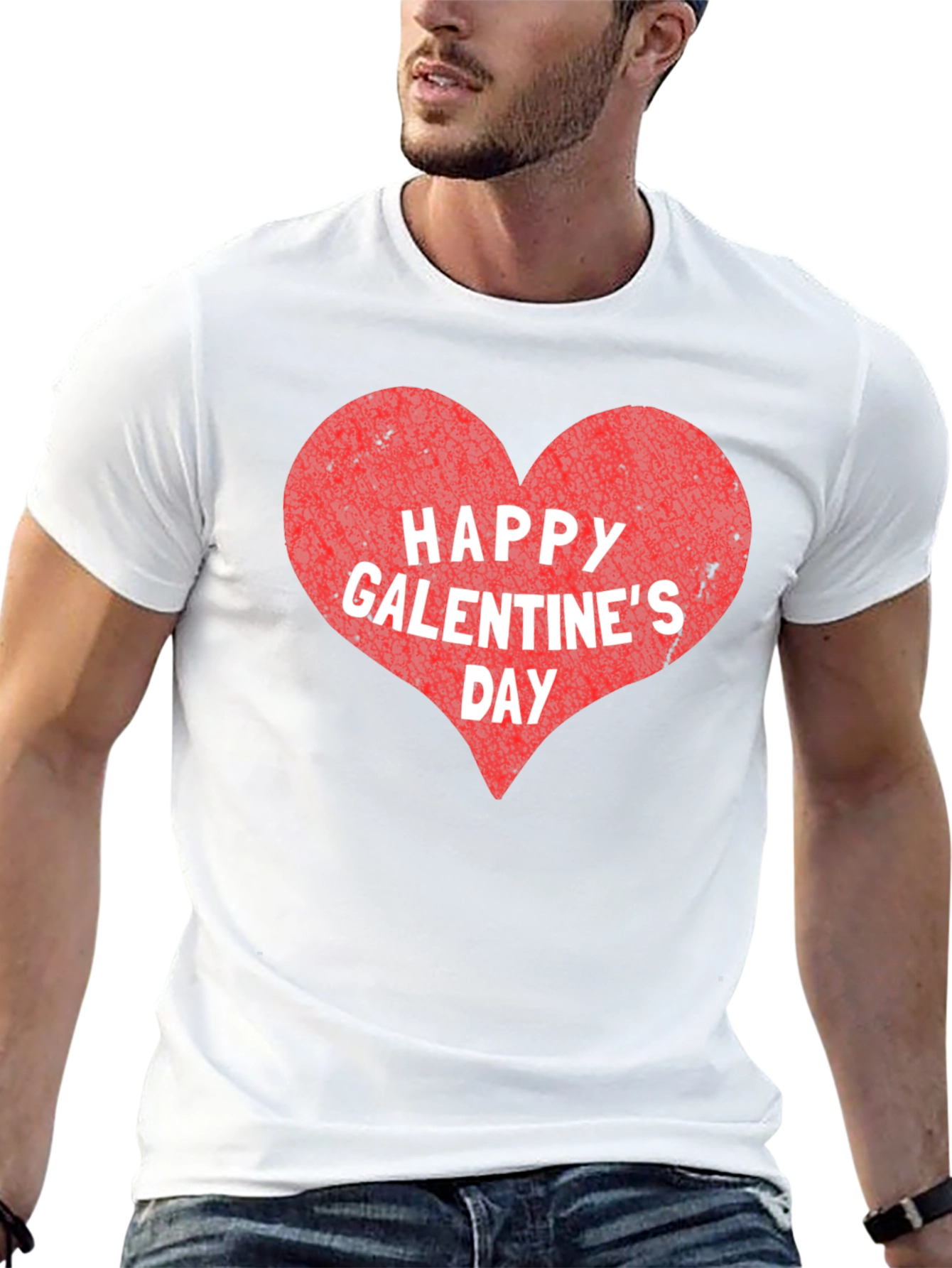 Happy Galentines Day Heart Graphic T-Shirt