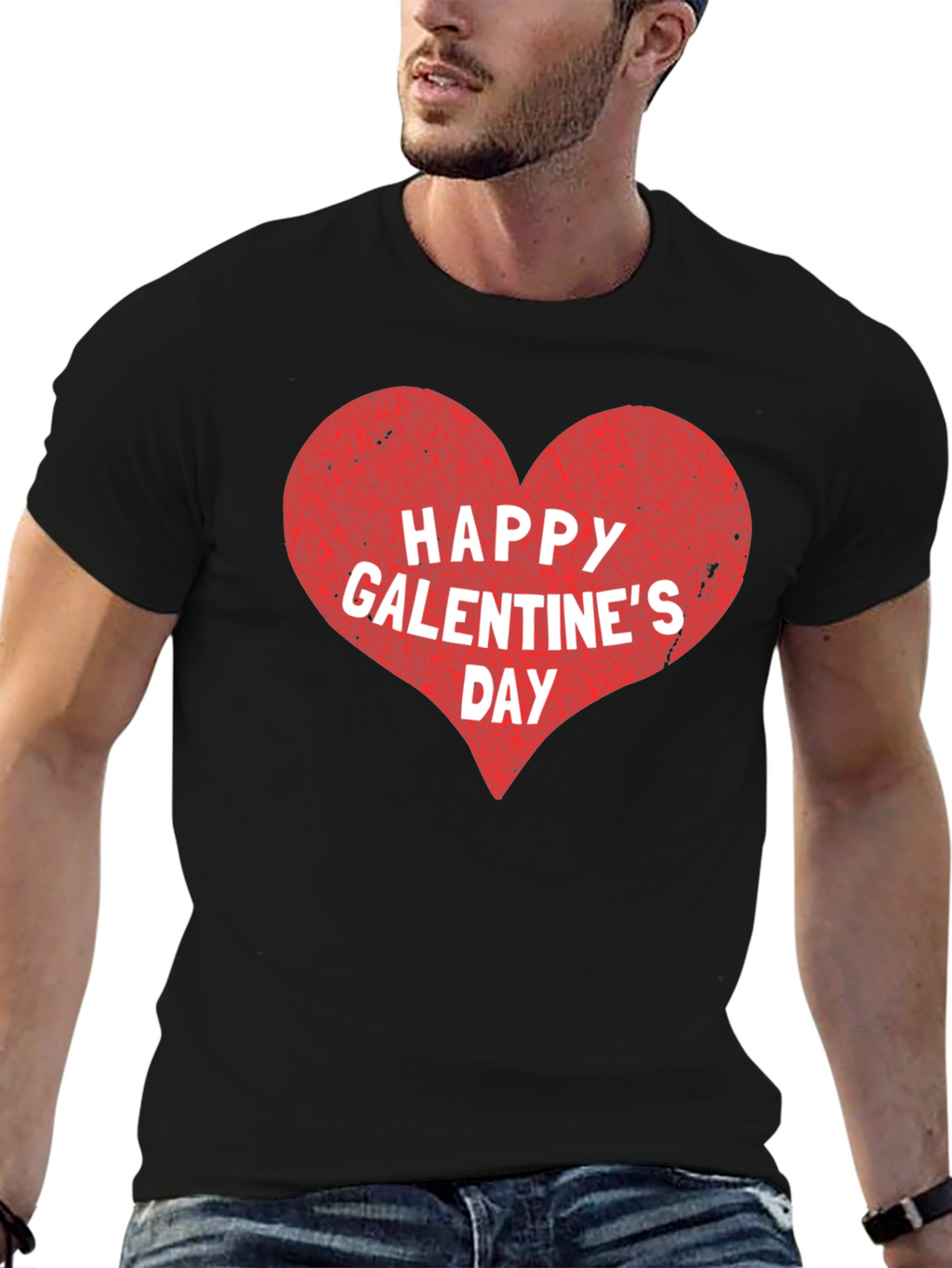 Happy Galentines Day Heart Graphic T-Shirt