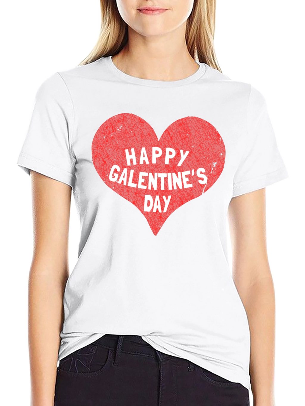 Happy Galentines Day Heart Graphic T-Shirt