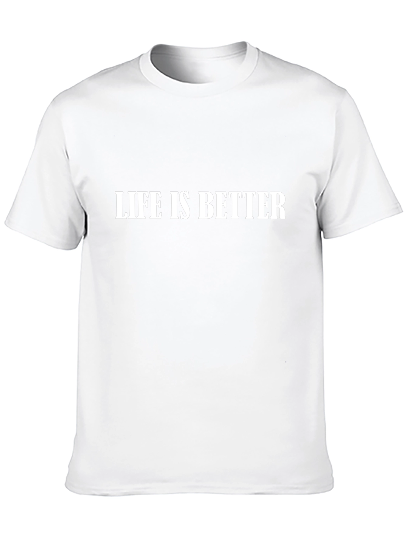 Life is Better Graphic Tee - Black