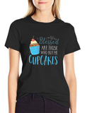 Blessed Cupcakes Graphic T-Shirt