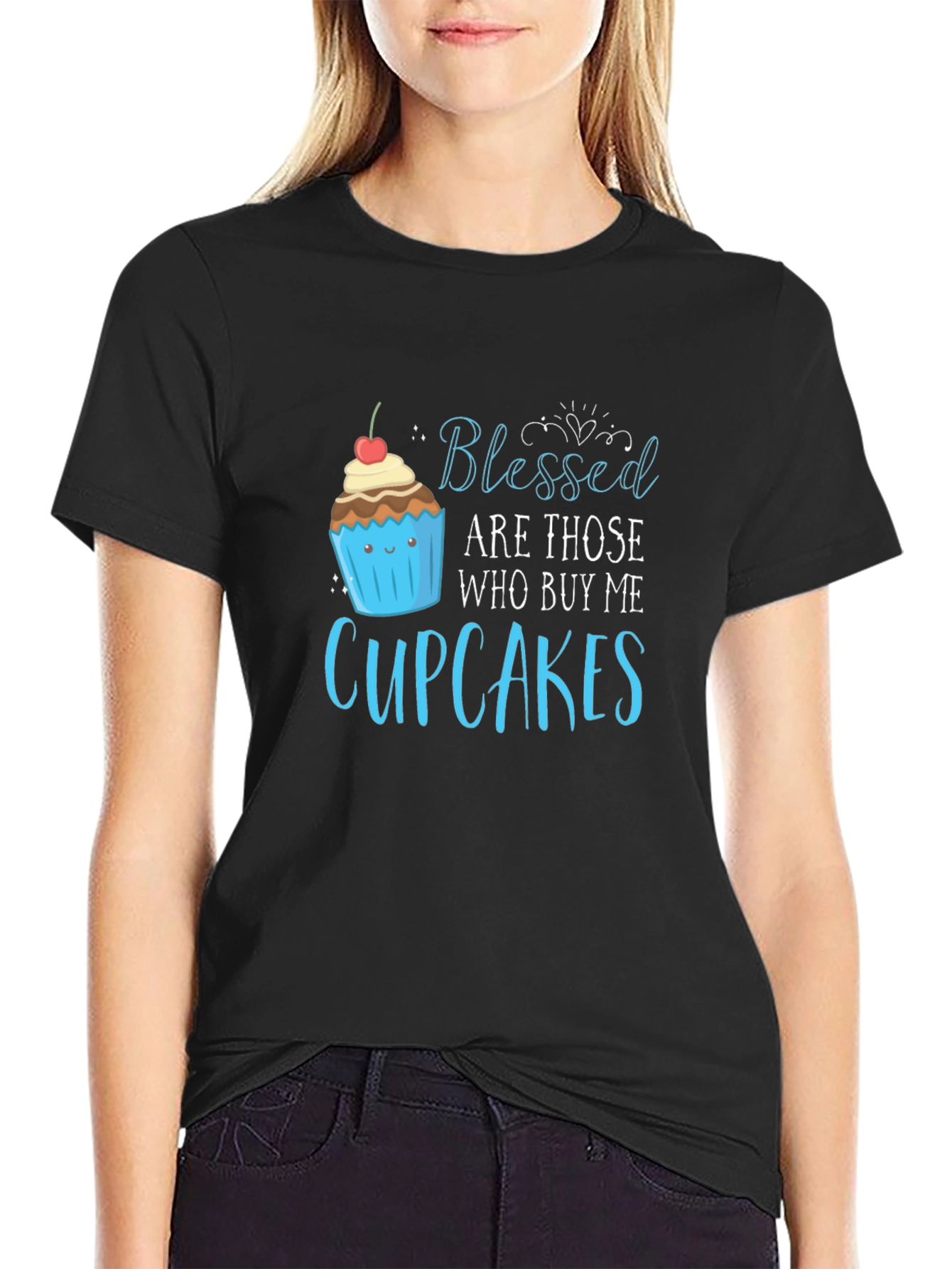 Blessed Cupcakes Graphic T-Shirt