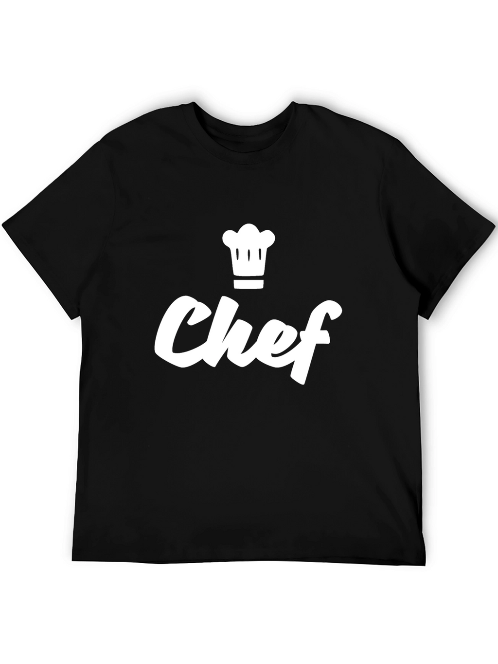 Chef Graphic Tee - Black Casual T-Shirt