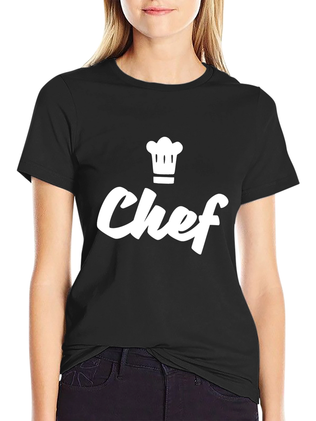 Chef Graphic Tee - Black Casual T-Shirt