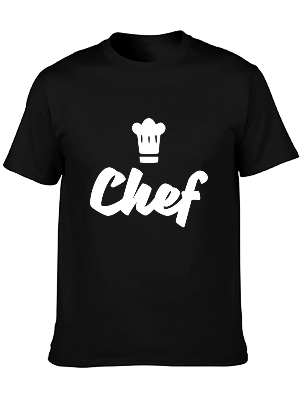Chef Graphic Tee - Black Casual T-Shirt