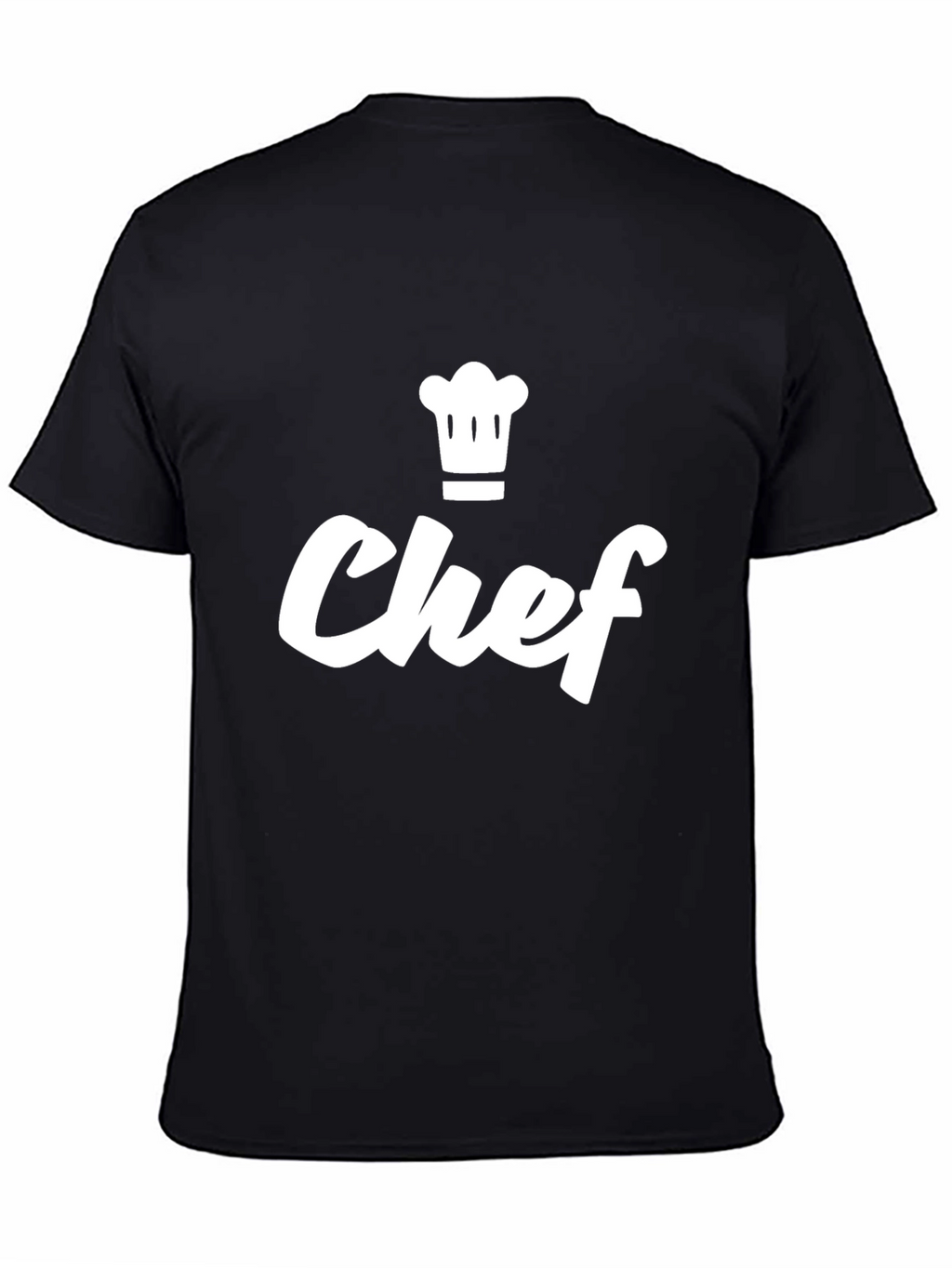 Chef Graphic Tee - Black Casual T-Shirt