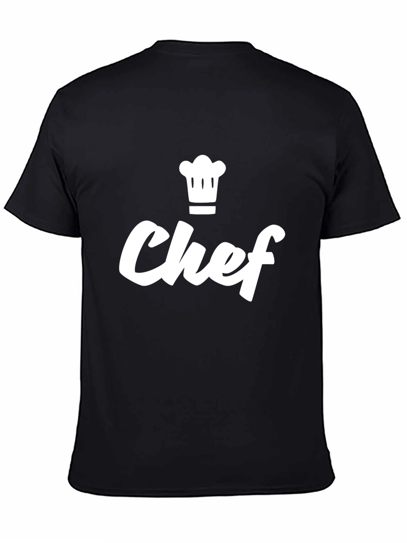 Chef Graphic Tee - Black Casual T-Shirt