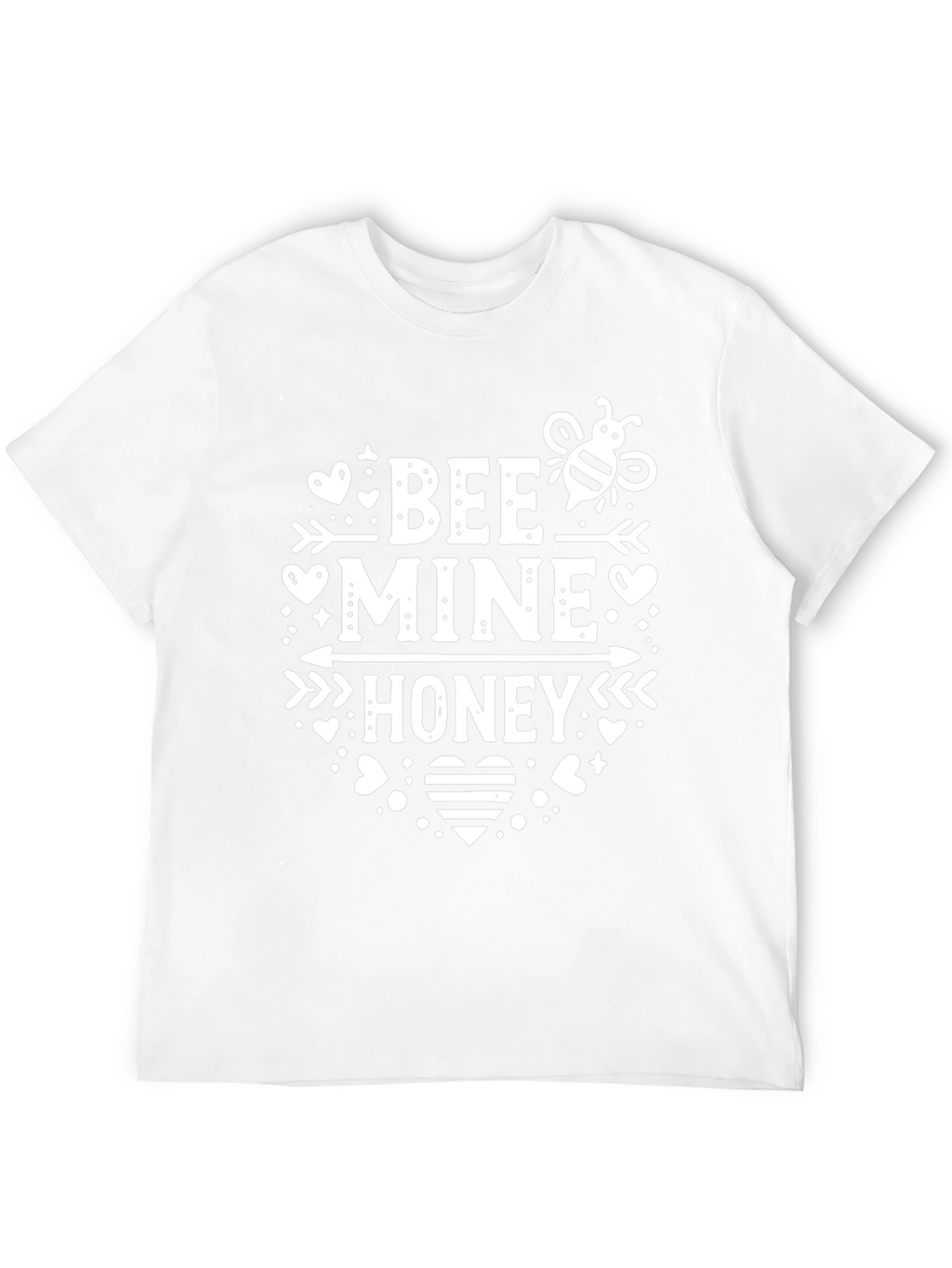 Bee Mine Honey Valentines Day Graphic T-Shirt