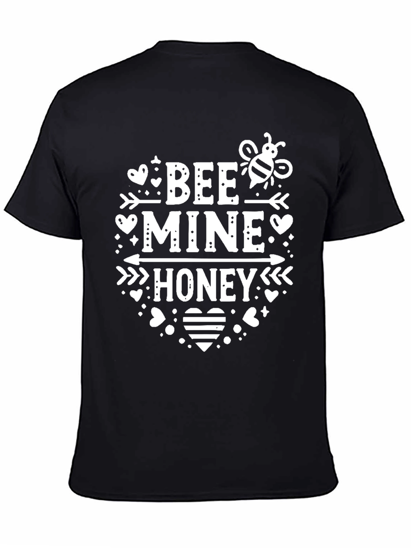 Bee Mine Honey Valentines Day Graphic T-Shirt