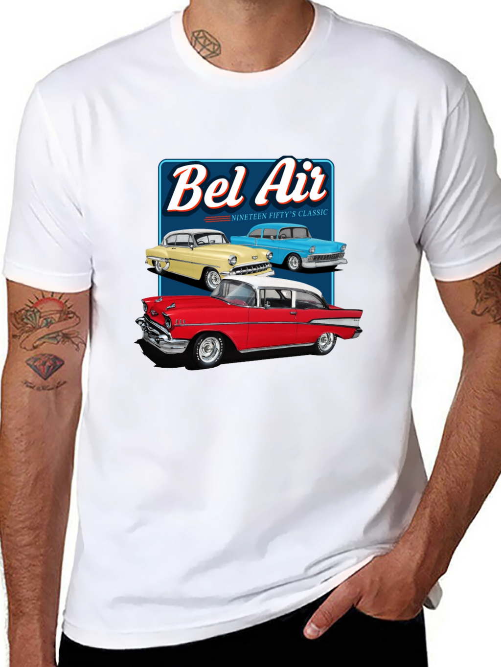 Bel Air Classic Cars Graphic T-Shirt