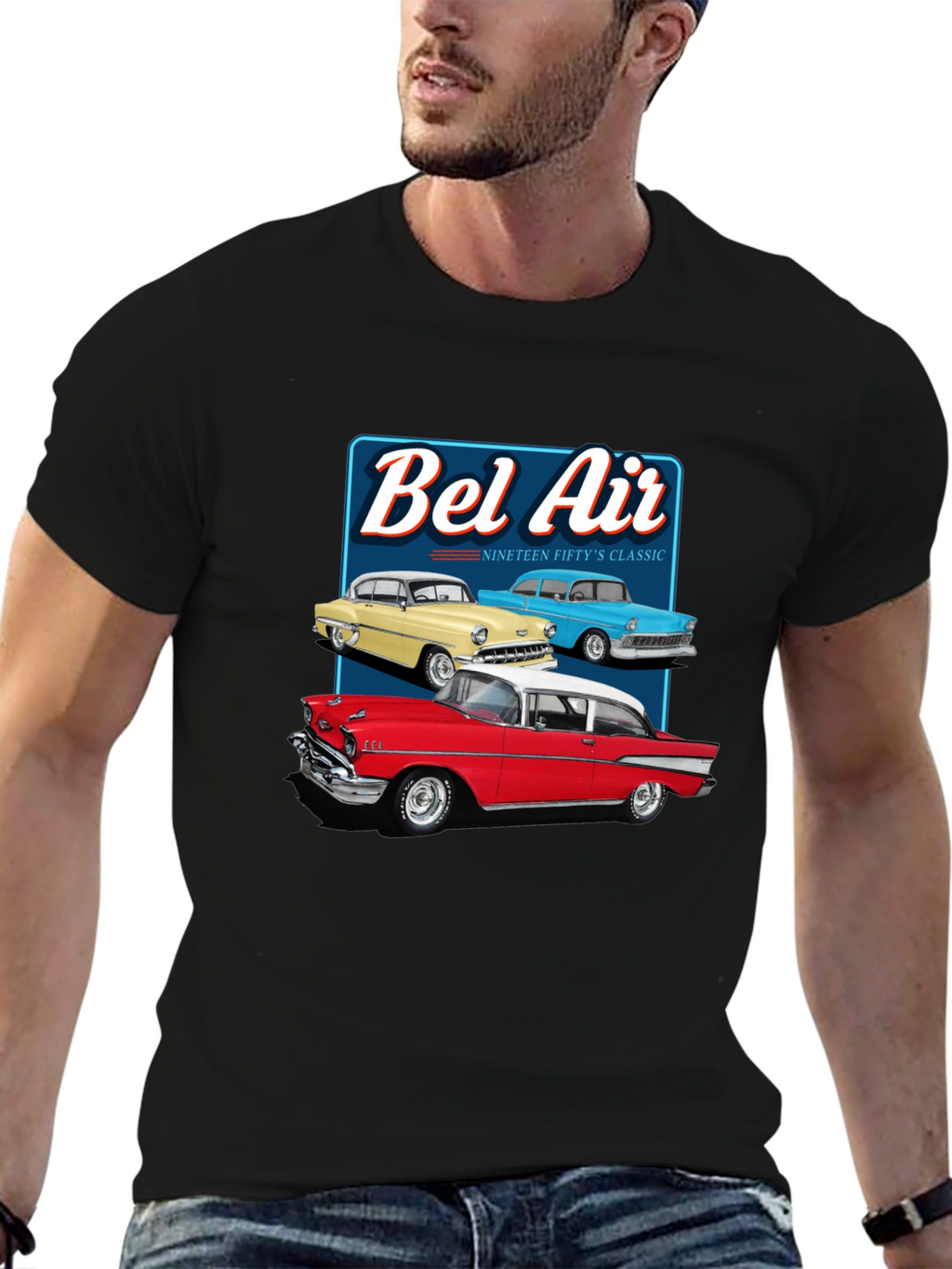 Bel Air Classic Cars Graphic T-Shirt