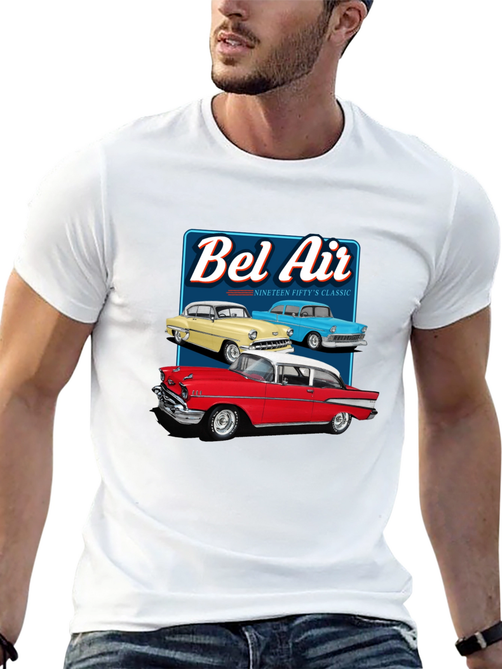 Bel Air Classic Cars Graphic T-Shirt