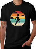 Retro Amputee Sunset T-Shirt - Black Graphic Tee