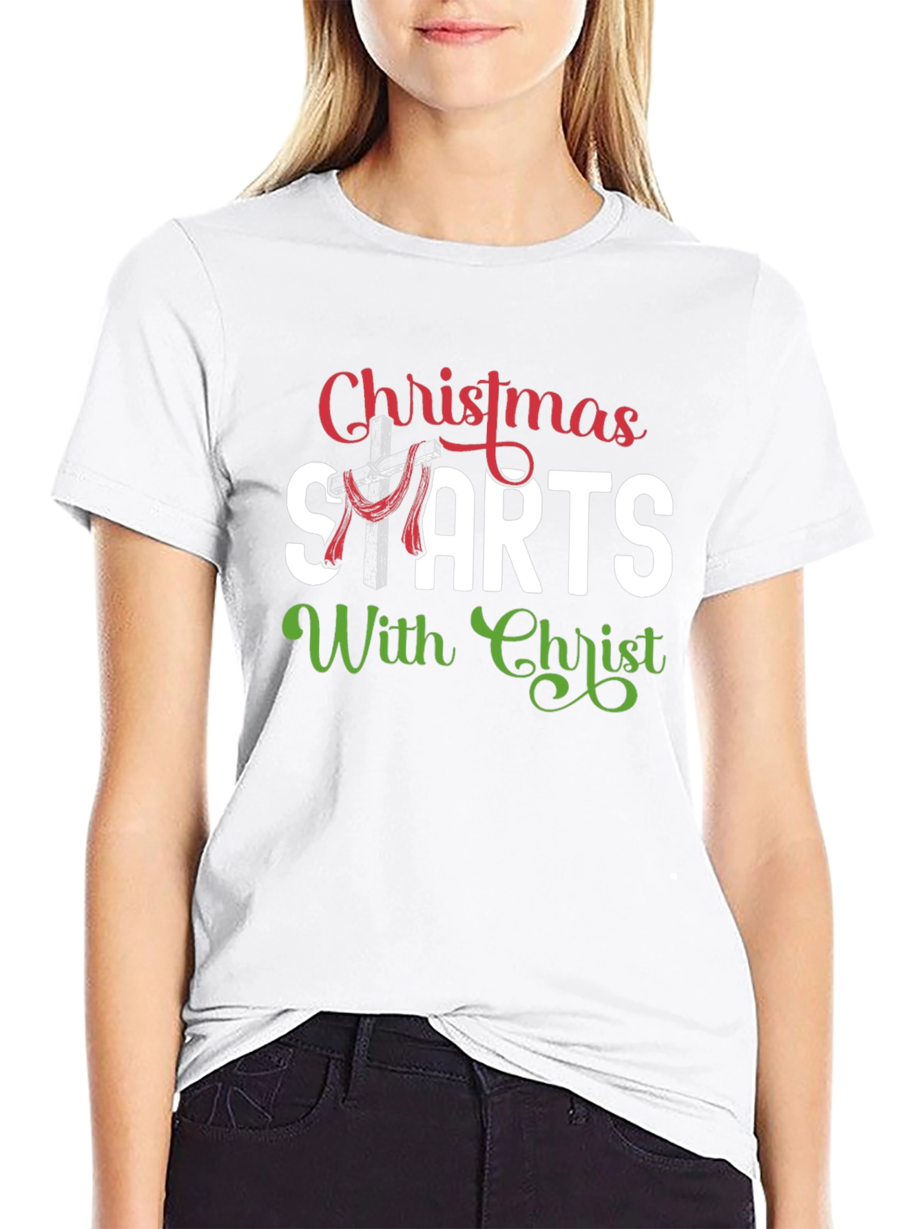 Christmas Starts With Christ T-Shirt