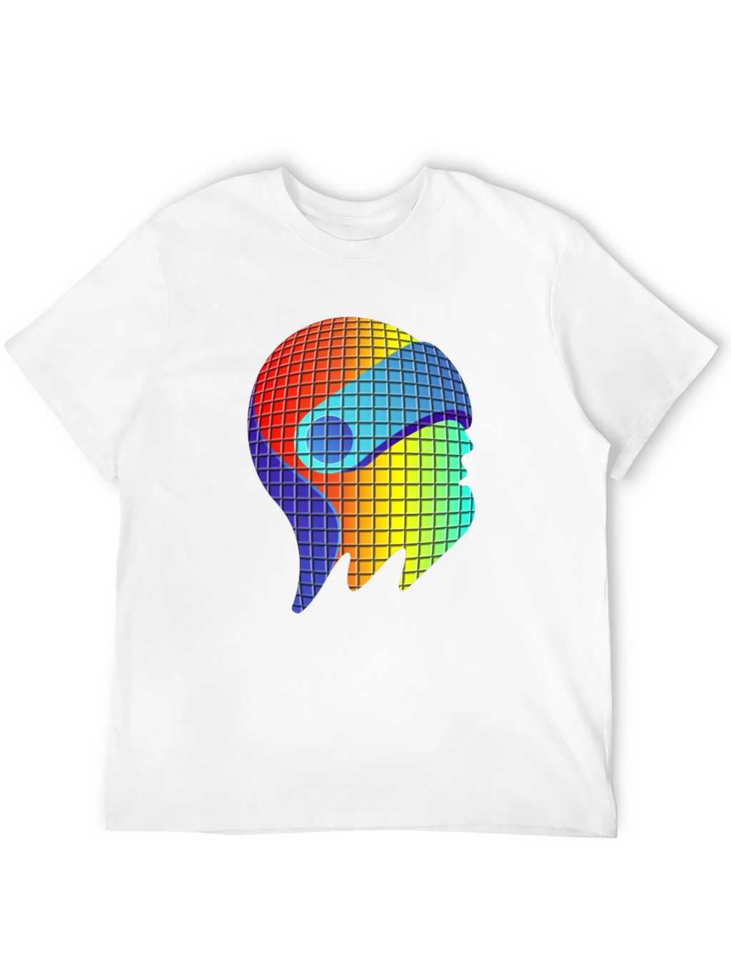 Retro Pixel Head T-Shirt - Black