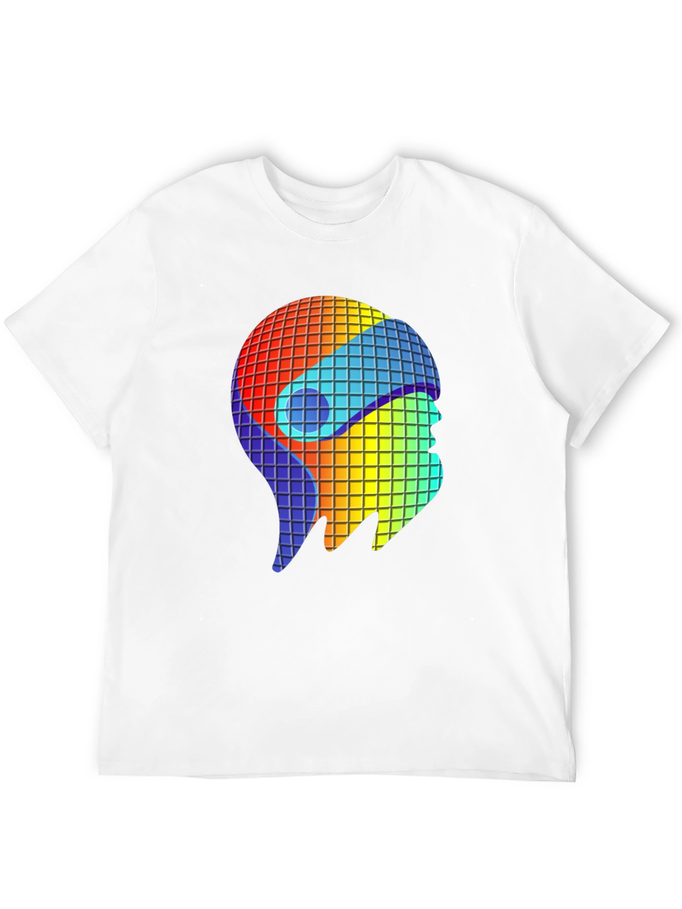 Retro Pixel Head T-Shirt - Black