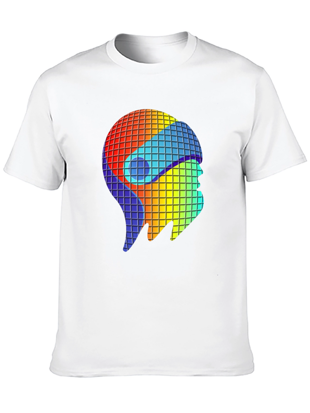 Retro Pixel Head T-Shirt - Black