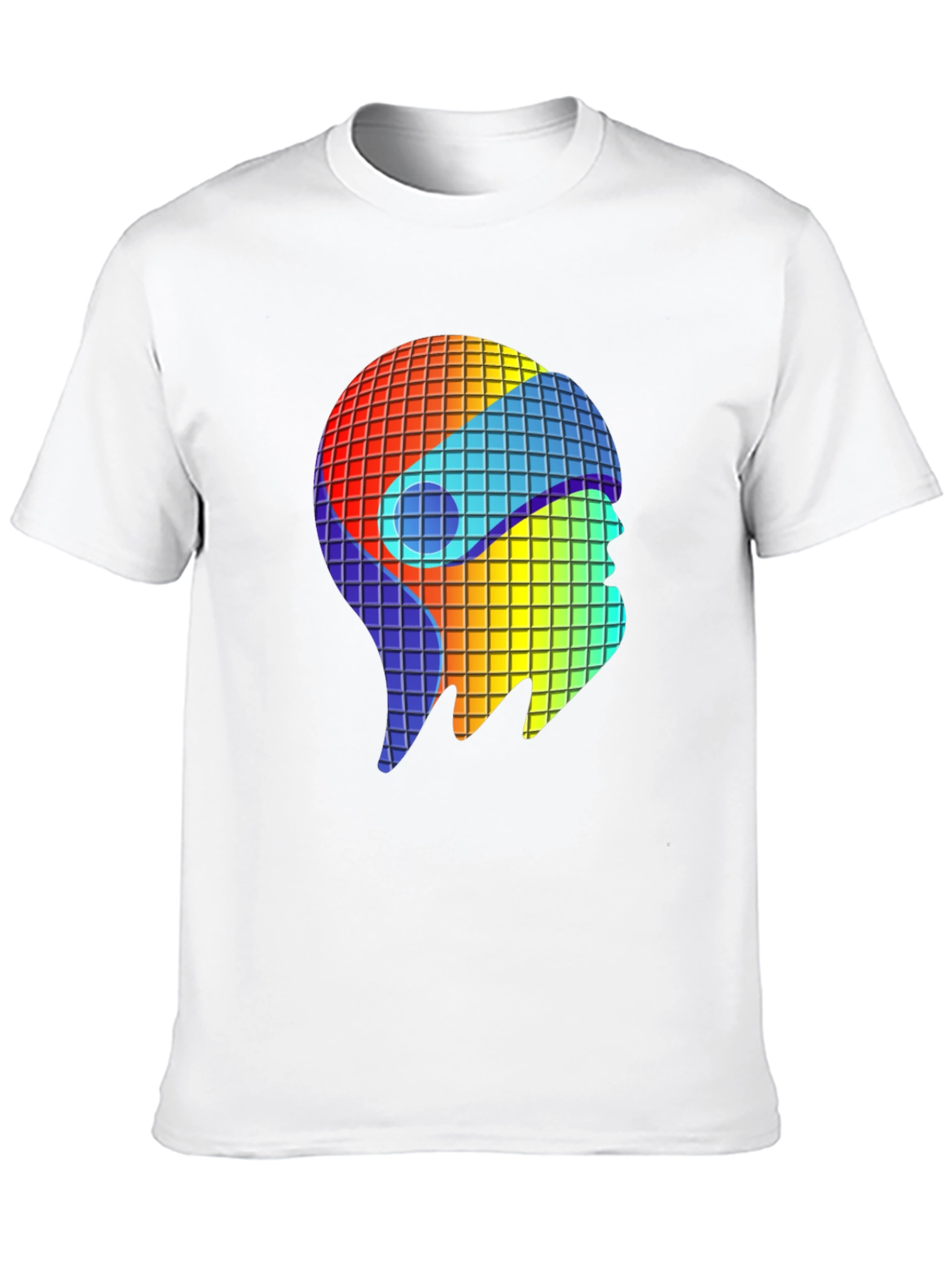 Retro Pixel Head T-Shirt - Black