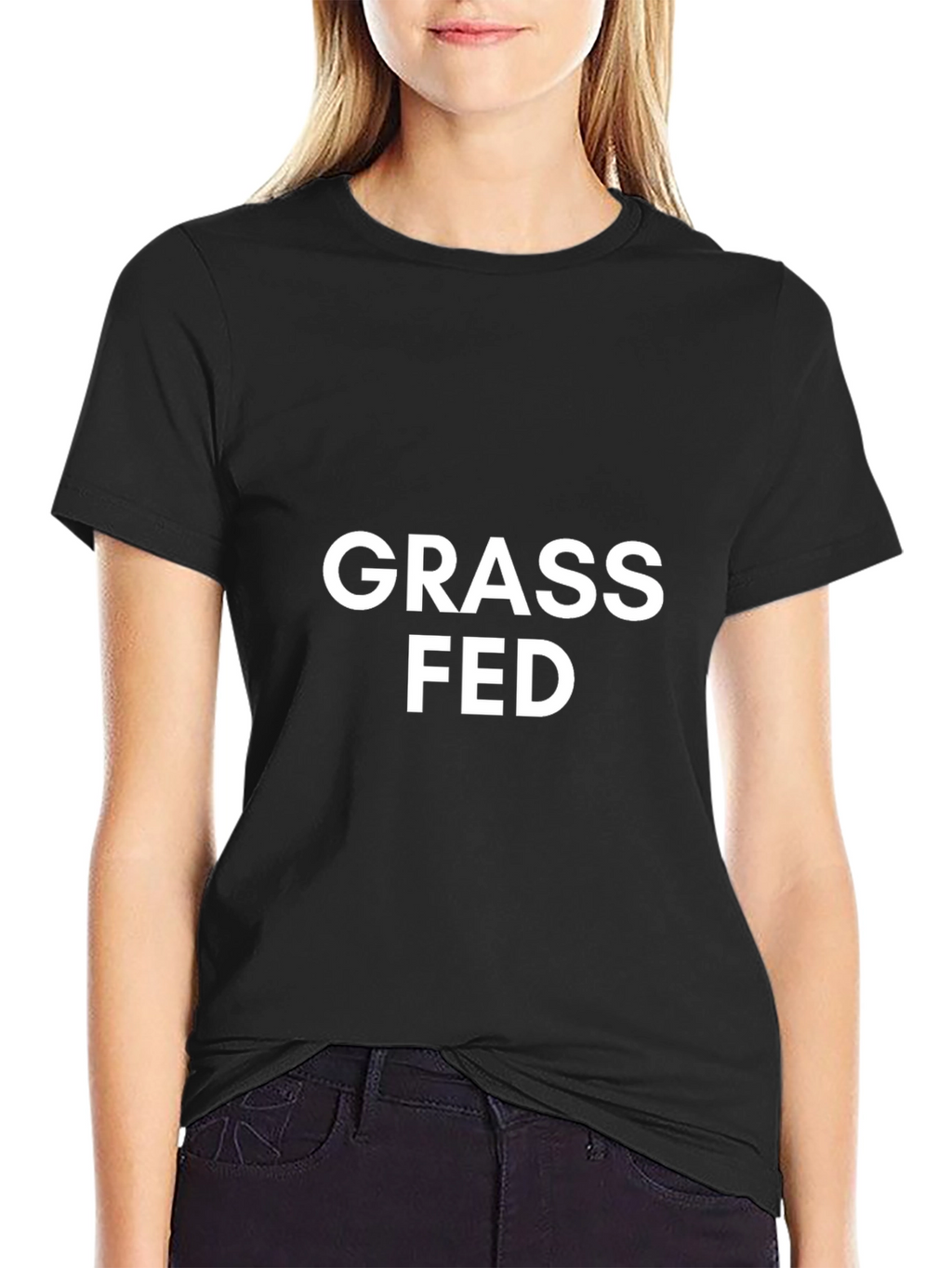 Grass Fed Black Graphic Tee