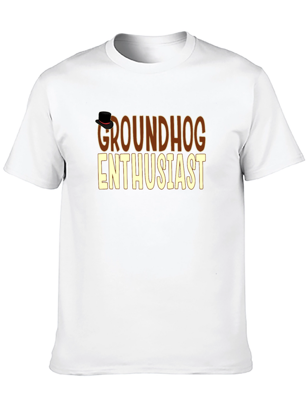 Groundhog Enthusiast T-Shirt - Black