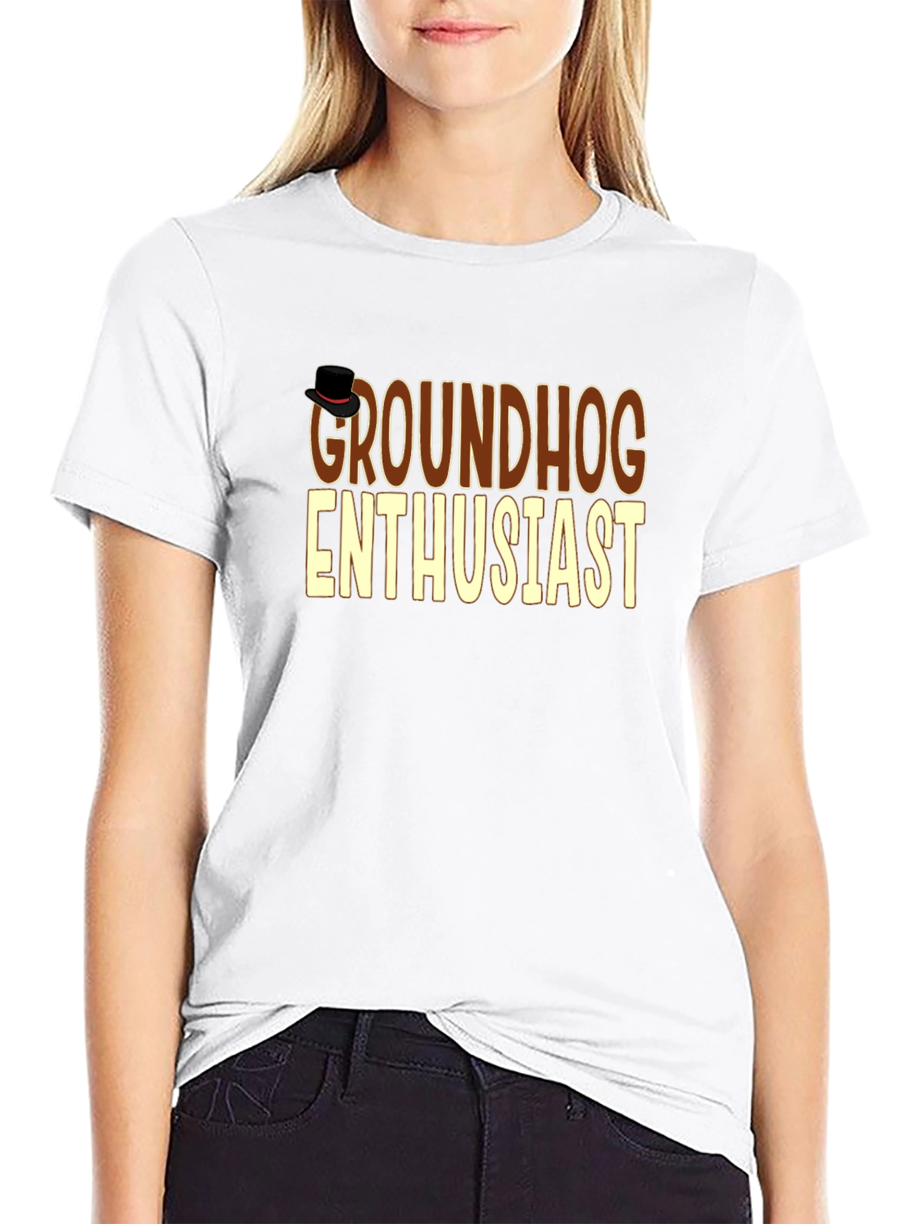 Groundhog Enthusiast T-Shirt - Black