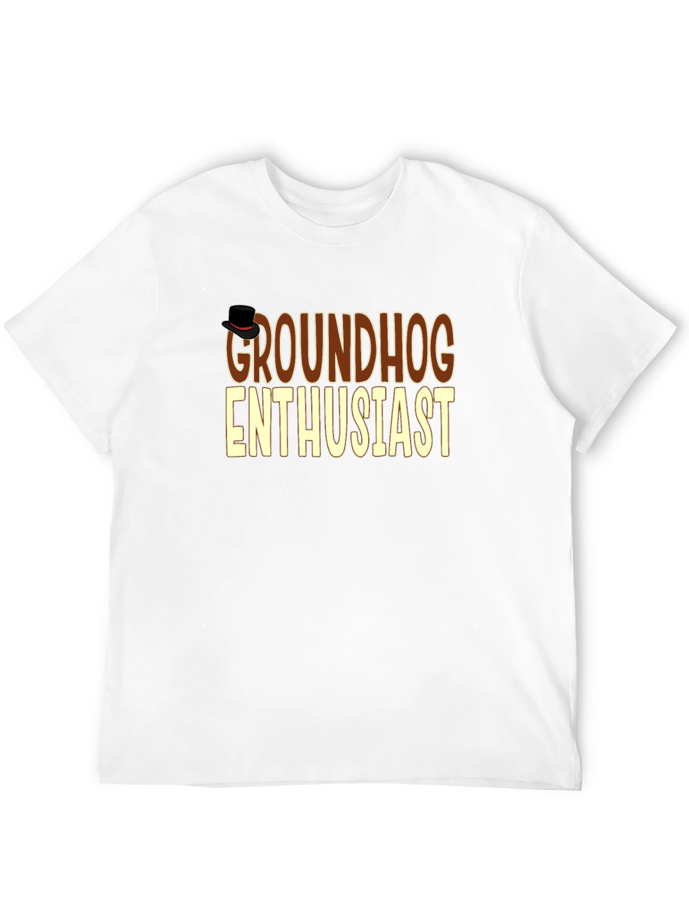 Groundhog Enthusiast T-Shirt - Black