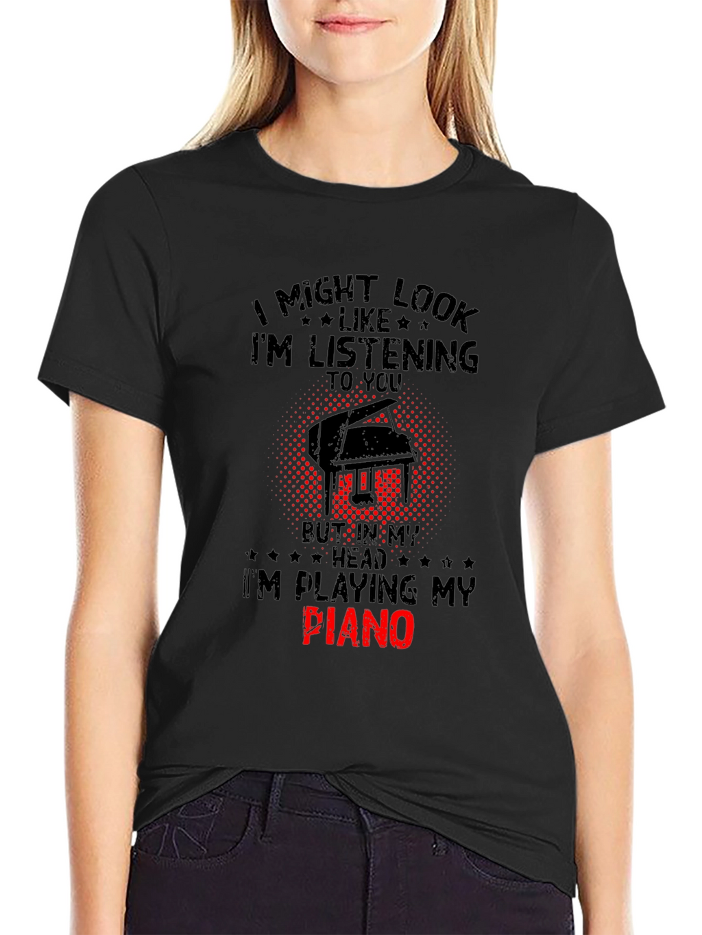 Im Playing My Piano T-Shirt - Musician Gift