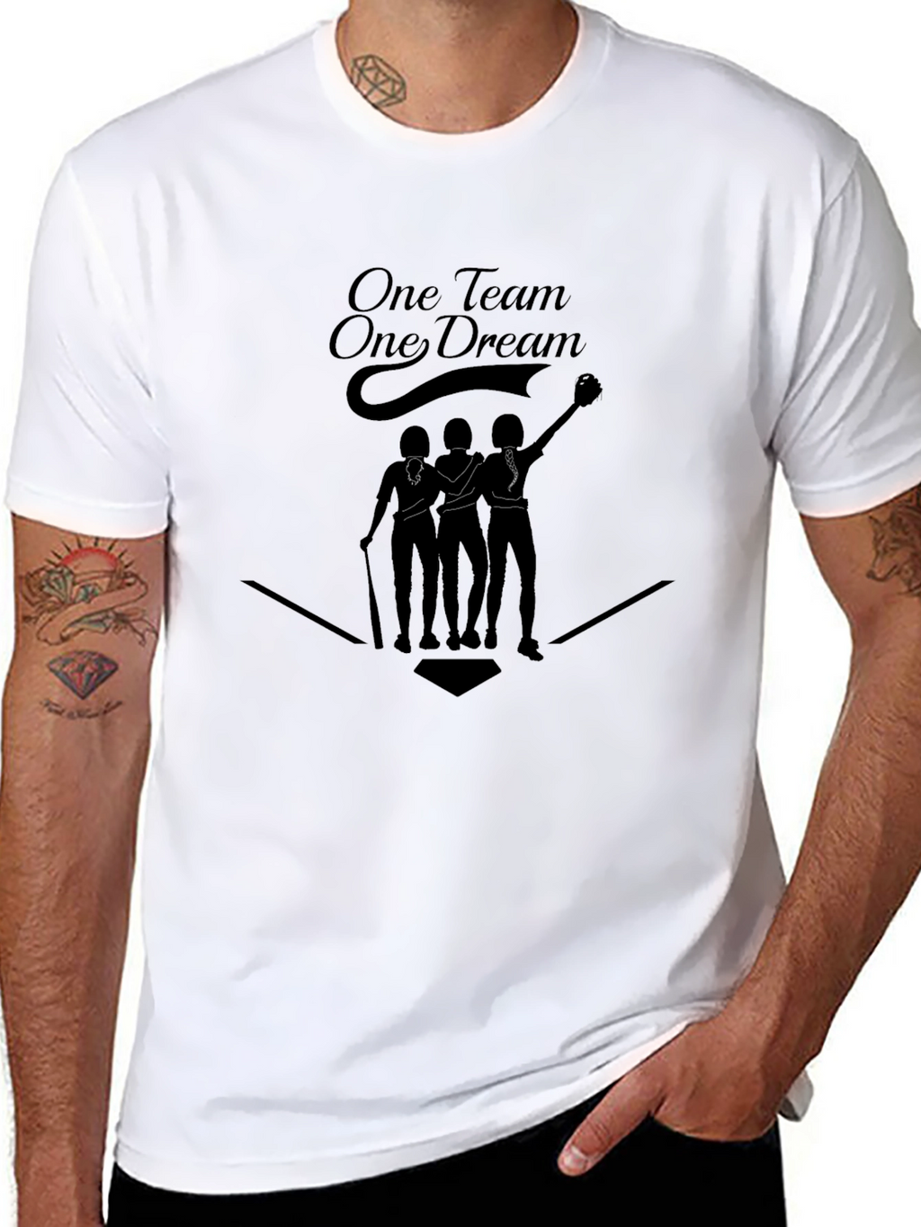 One Team One Dream Baseball T-Shirt
