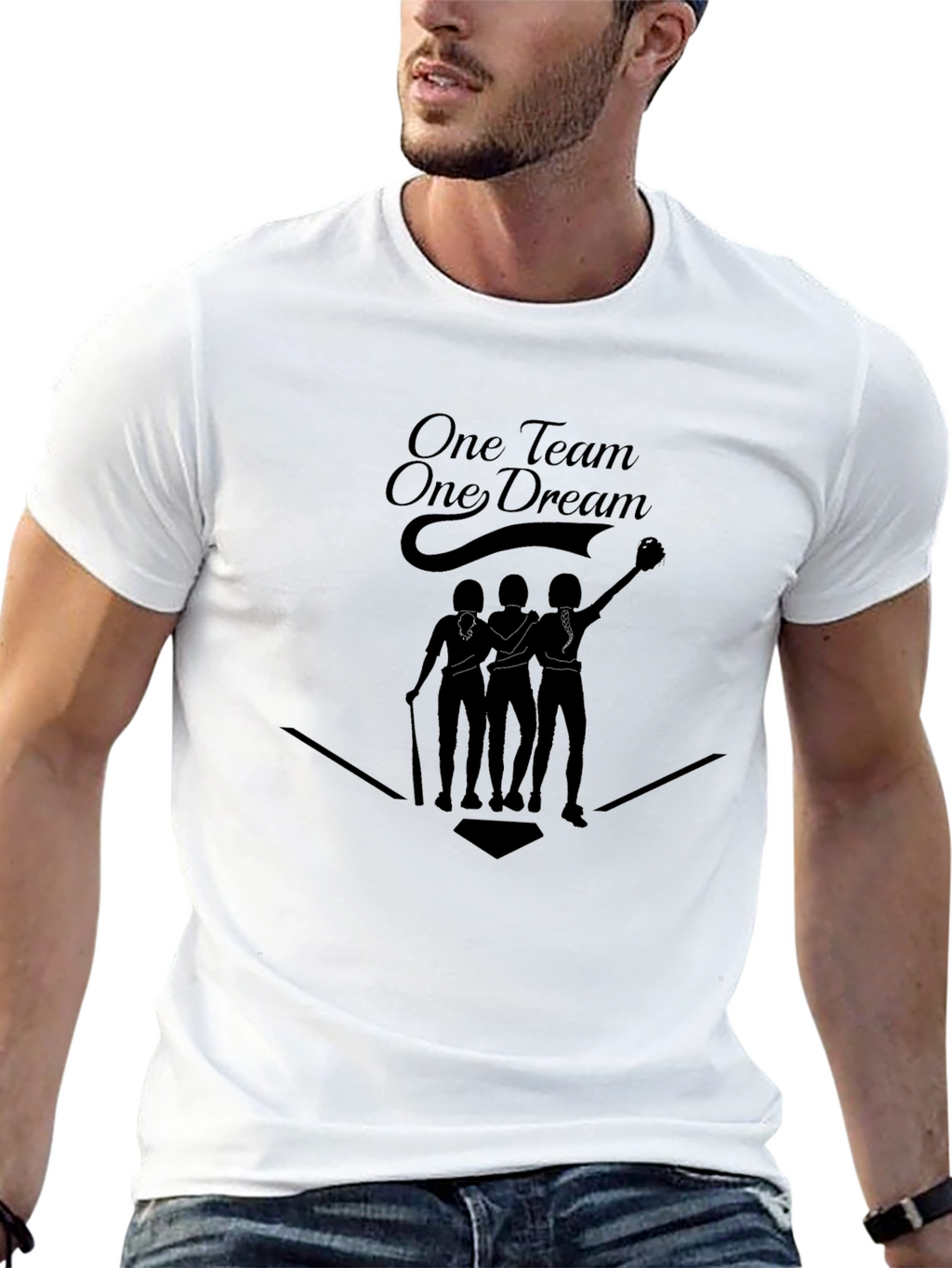 One Team One Dream Baseball T-Shirt